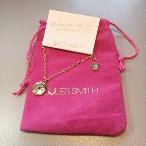 Jules Smith Wanderlust Directional Compass pendant gold plated chain bracelet